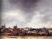 Egbert van der Poel View of Delft after France oil painting artist